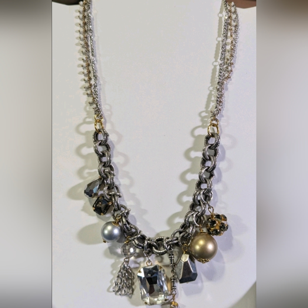 Custom Charm Necklace Fun Gemstone Charms Vintage